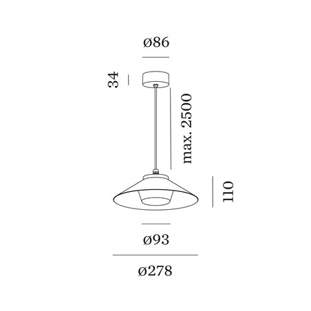 Wever & Ducré TRADORA SUSPENDED IP65 1.0 Suspension lamp