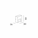 Wever & Ducré RETO WALL SURFACE OUTDOOR 0.8 Wall lamp