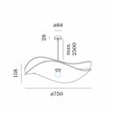 Wever & Ducré WAVE SOFT 2.0 Suspension lamp
