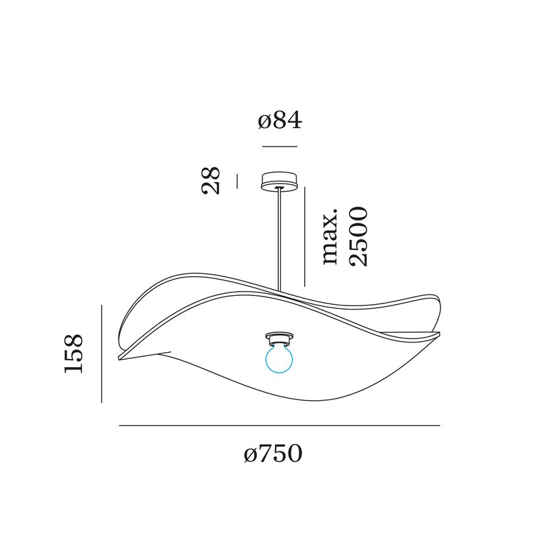 Wever & Ducré WAVE SOFT 2.0 Hängelampe