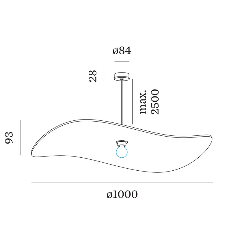 Wever & Ducré WAVE SOFT 3.0 Hängelampe
