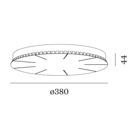 Wever & Ducré Susp Multiple Ceiling Base 1.9 Round