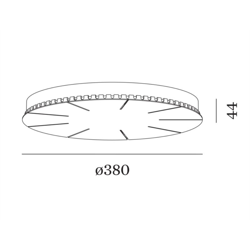 Wever & Ducré Susp Multiple Ceiling Base 3.3 Round