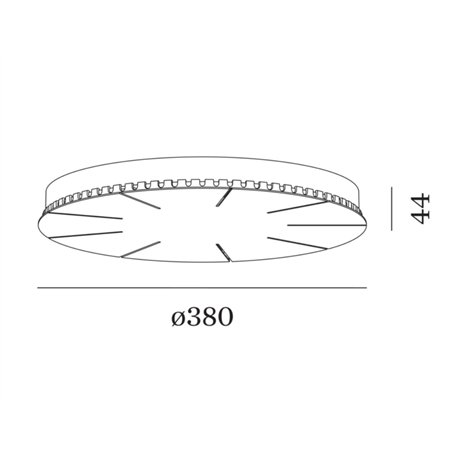 Wever & Ducré Susp Multiple Ceiling Base 3.6 Round