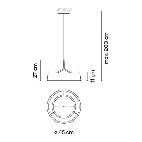 Vibia Dama Ø 45 cm - 3235 suspension lamp