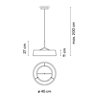 Vibia Dama Ø 45 cm - 3235 Hängelampe
