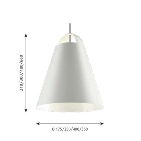 Louis Poulsen Above ⌀400 LED Suspension lamp