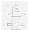 Astro Minima Square Fixed Ip65 Einbaustrahler