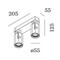 Wever & Ducré Sqube On Base 2.0 PAR16 Ceiling lamp