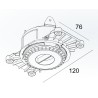 Delta Light MOUNTING KIT R53 TRIMLESS O.F.A.