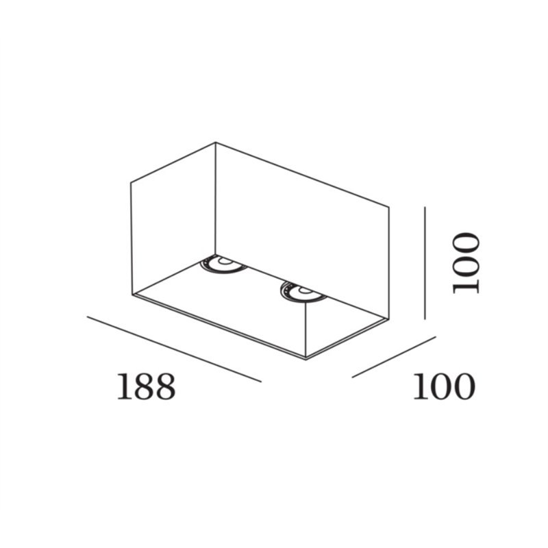 Wever & Ducré BOX 2.0 PAR16 Deckenlampe