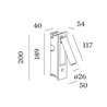 Wever & Ducré MATCH snooze semi-recessed 1.1 Wandlampe