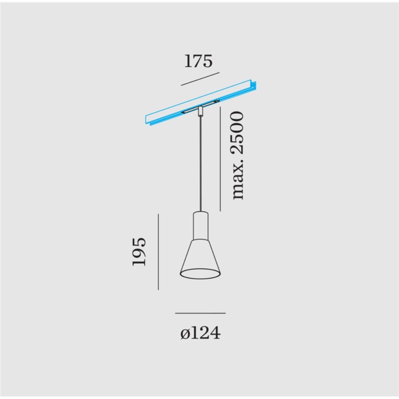 Wever & Ducré ODREY on STREX 1.4 LED Schienenbeleuchtung