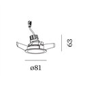Wever & Ducré DEEP ADJUST petit IQ 1.0 Recessed spot