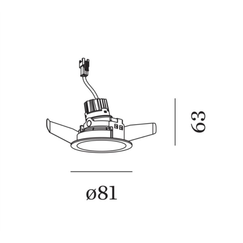 Wever & Ducré DEEP ADJUST petit IQ 1.0 Einbauspot