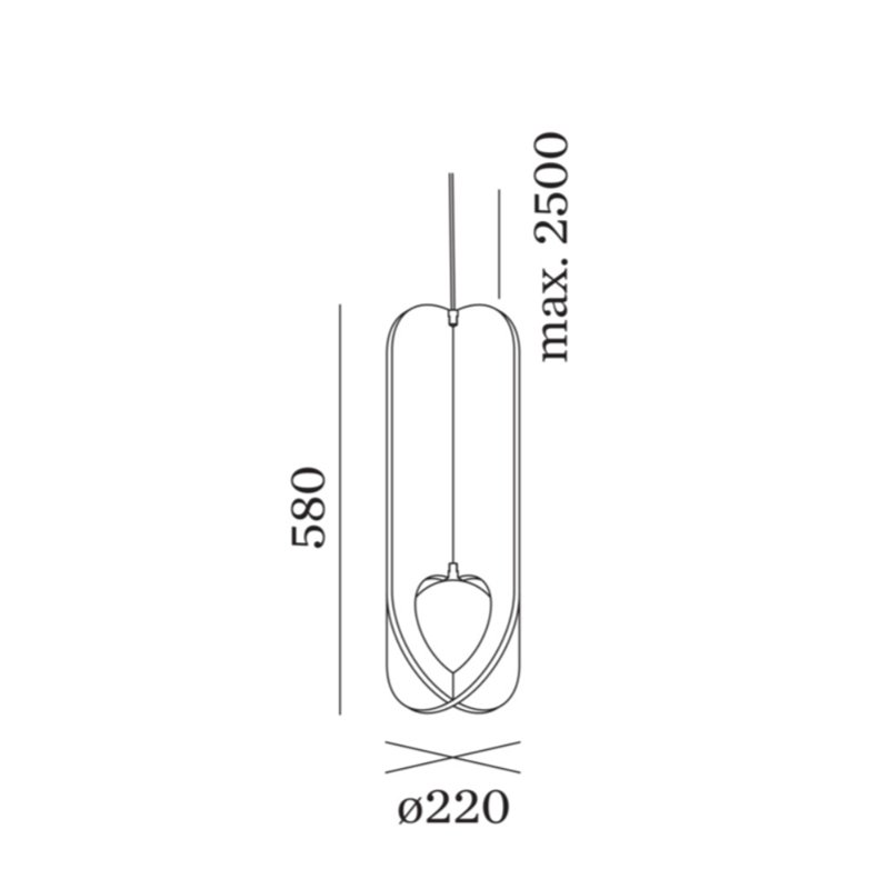 Wever & Ducré SOLLI COCOON 1.0 Hängelampe
