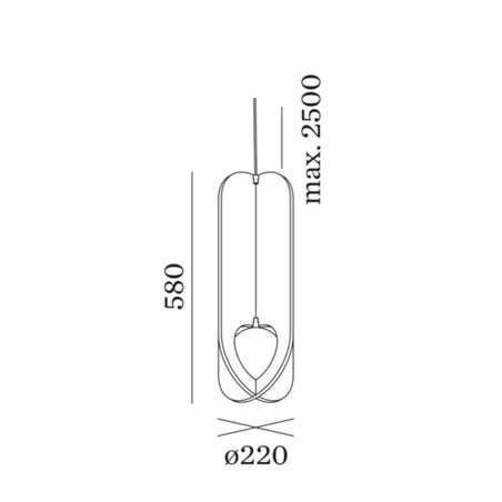 Wever & Ducré SOLLI COCOON 1.0 Suspension lamp