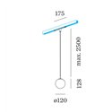 Wever & Ducré SOLLI on STREX 1.0 Track lighting fixture