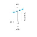 Wever & Ducré COZY CONE on STREX 1.0 Track lighting fixture