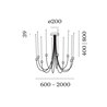 Wever & Ducré OPLIA CHANDELIER 1.0 Hängelampe