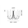 Wever & Ducré OPLIA CHANDELIER 2.0 Hängelampe