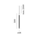Wever & Ducré TRACE suspended 5.0 LED Suspension lamp