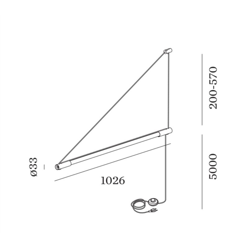 Wever & Ducré DARF wall 2.1 Wandlampe