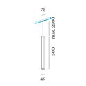 Wever & Ducré HEXO mini on track 1-phase 5.0 PAR11 Track lighting fixture