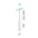 Wever & Ducré HEXO mini on track 3-phase 3.0 PAR11 Track lighting fixture