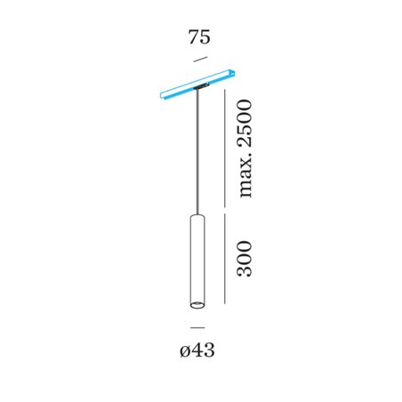 Wever & Ducré mini on track 3-phase 3.0 PAR11 Track lighting fixture