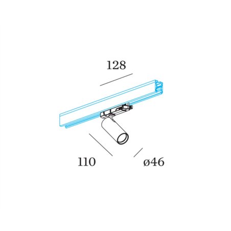 Wever & Ducré LIKO on track 2.0 Track lighting fixture