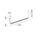 Wever & Ducré FLYRA horizontal 1.2 Suspension lamp