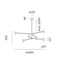 Wever & Ducré MATCH LUSTA 3.2 Suspension lamp
