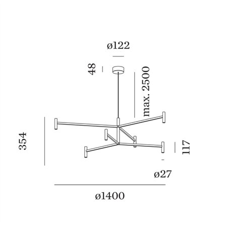 Wever & Ducré MATCH LUSTA 3.2 Suspension lamp