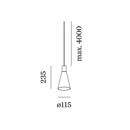 Wever & Ducré ODREY 1.5 LED Suspension lamp