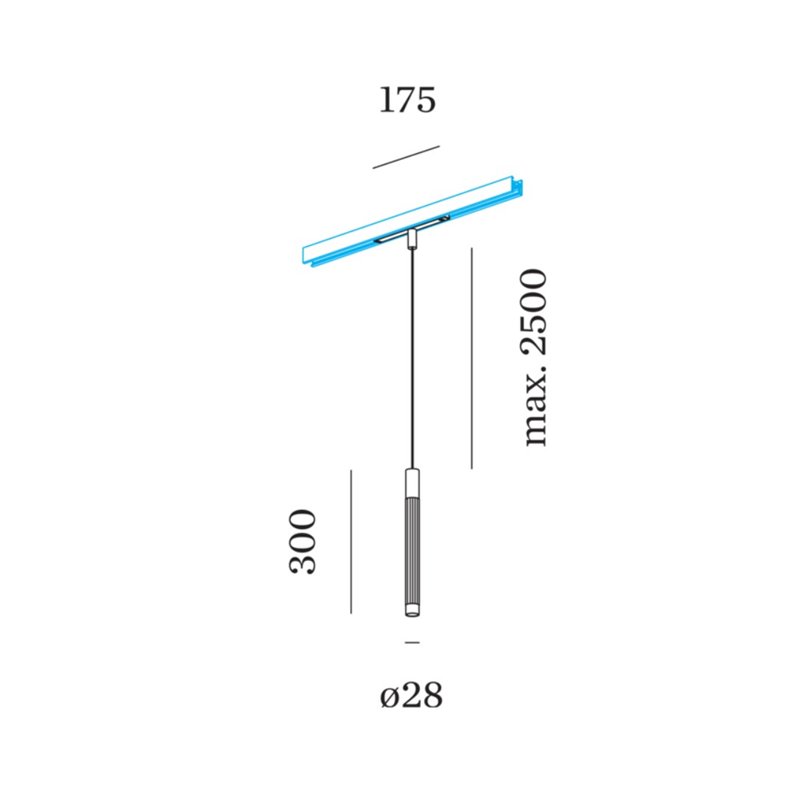 Wever & Ducré TRACE on STREX 3.0 Schienenbeleuchtung
