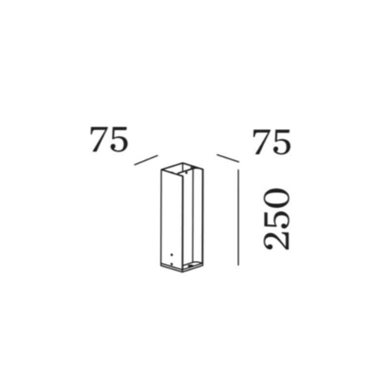 Wever & Ducré GATE CARRÉ 1.0 POLE 250