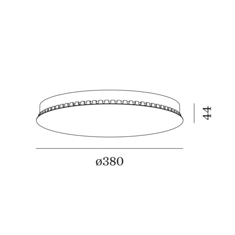 Wever & Ducré SUSP MULTI CEILING BASE 2.6 CHANDELIER