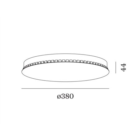 Wever & Ducré SUSP MULTI CEILING BASE 2.6 CHANDELIER