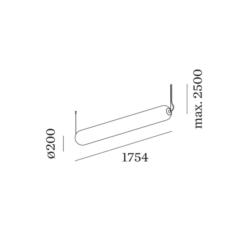 Wever & Ducré QUBBY CEILING SUSP 3.0 LED 2700-5000K Hängelampe