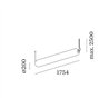 Wever & Ducré QUBBY CEILING SUSP 3.0 LED 2700-5000K Hängelampe