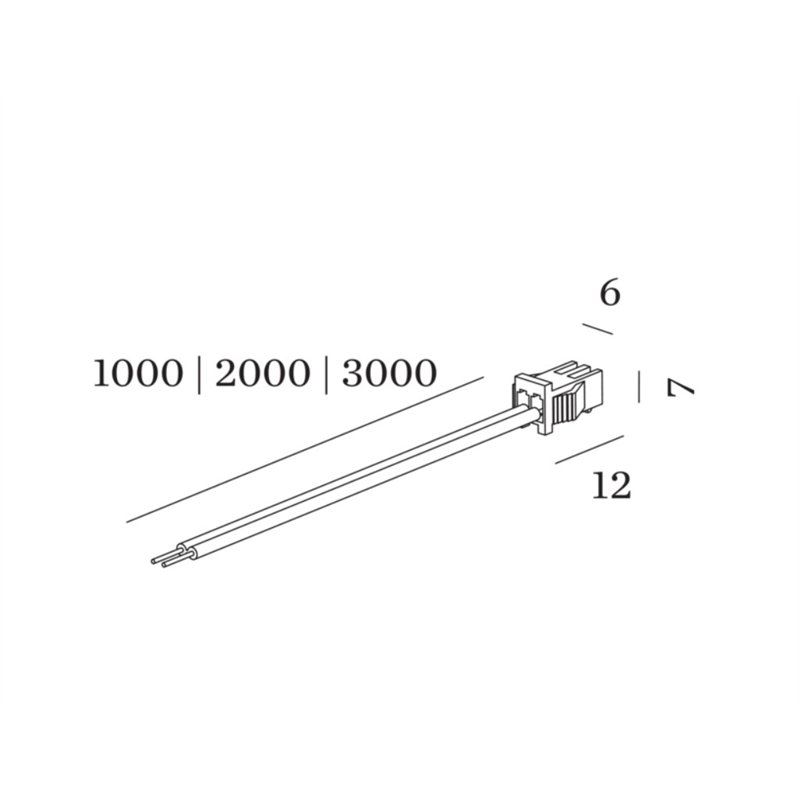 Wever & Ducré LED Module cable 3 m