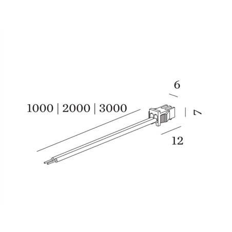 Wever & Ducré LED Module cable 3 m