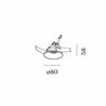 Wever & Ducré RONY ADJUST petit 1.0 blade springs Einbauspot