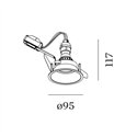 Wever & Ducré Deep IP44 1.0 PAR16 blade springs Recessed spot