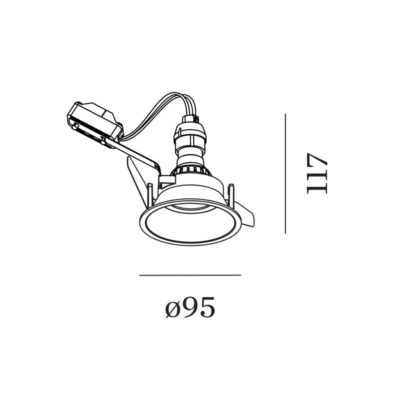 Wever & Ducré Deep IP44 1.0 PAR16 Blattfedern Einbaustrahler