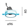 Wever & Ducré Deep Adjust Trimless 1.0 PAR16 Einbaustrahler