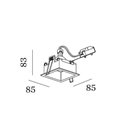 Wever & Ducré Plano IP44 1.0 PAR16 Recessed spot