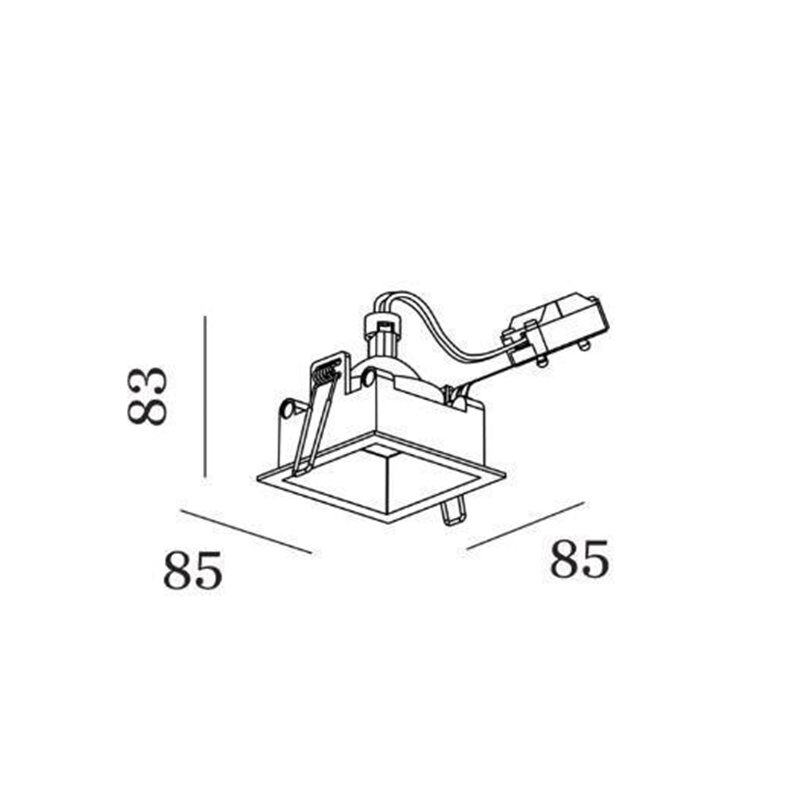 Wever & Ducré Plano IP44 1.0 PAR16 Einbaustrahler