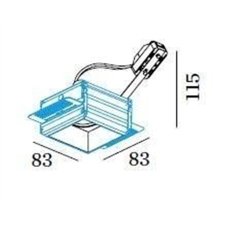 Wever & Ducré Strange Trimless 1.0 PAR16 Recessed spot